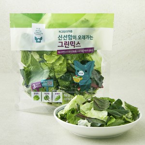 피그인더가든 신선함이 오래가는 그린믹스, 150g, 1개