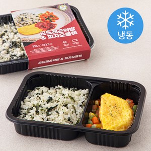 건강한끼 곤드레곤약밥 & 피자오믈렛 (냉동), 235g, 1개