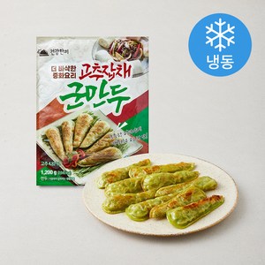 건강한끼 더 바삭한 중화요리 고추잡채 군만두 (냉동), 1.2kg, 1개