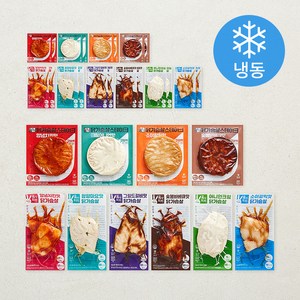 육식토끼 소스 닭가슴살 100g x 6종 x 3개입 + 스테이크 80g x 4종 x 3개입 세트 (냉동)