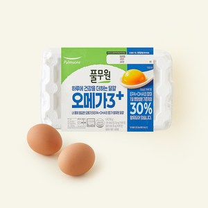 풀무원 무항생제 인증 1+ 등급 오메가3 플러스 계란 780g