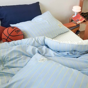 쁘리엘르 유어메이트 항균 워싱 세미마이크로 차렵이불 + 패드 + 베개커버 세트