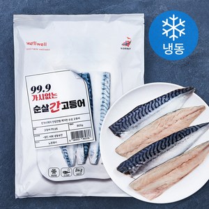 노르웨이산 웰웰 99.9 가시없는 순살 간고등어 (냉동), 800g, 1개