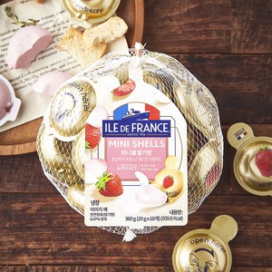 일드프랑스 미니쉘 스트로베리 크림치즈, 20g, 18개입, 1개