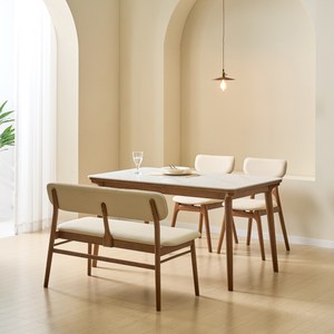 루시드퍼니처 라미 포세린 세라믹 원목 식탁의자세트 4인용 방문설치