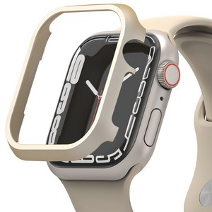 누아트 알루미늄 메탈 커버 스마트워치 베젤링 케이스 44mm, 스타라이트