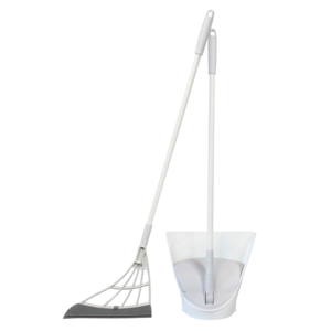 쓰리잘비 기본형 빗자루 + 쓰레받기 세트, 그레이, 1세트