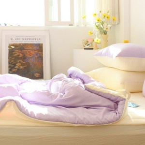 루시드슬립 국내산 부드러운 디어마이 리버서블 워싱 옥수수솜 차렵이불 세트