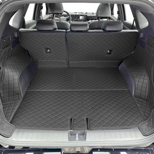 비비키 프리미엄 풀커버 트렁크매트, 더뉴 투싼NX4 하이브리드 (스피커O) 2023~, 블랙