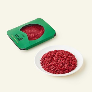 유기축산물 인증 산청 한우 다짐육 1등급 (냉장), 200g, 1개