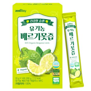 제스티지 NFC 유기농 베르가못즙 100% 스틱 14p, 280g, 1개