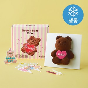 노티드 브라운베어 케이크 (냉동)