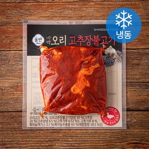 올반 바짝 오리 고추장불고기 (냉동), 200g, 1개