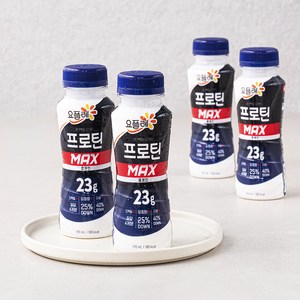 요플레 프로틴 맥스 플레인, 210ml, 4개