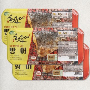 바다소리 햇구어 방어 (냉장), 3팩, 70g