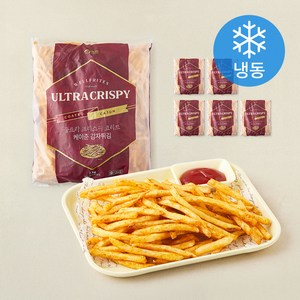 웰프리츠 울트라 크리스피 코티드 케이준 감자튀김 (냉동), 2kg, 6개