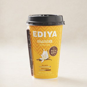 이디야 바닐라라떼, 300ml, 1개