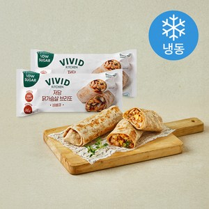 비비드키친 저당 닭가슴살 브리또 바비큐 (냉동), 125g, 1개입, 2개