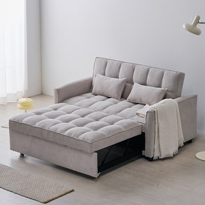 도모디자인 리티아 패브릭 확장형 소파베드 + 쿠션 2p 세트 방문설치