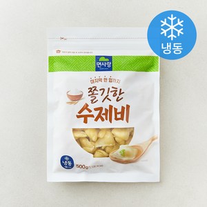 면사랑 쫄깃한 수제비 (냉동), 500g, 1개
