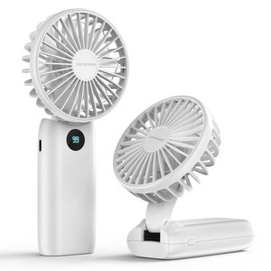 케이엠디자인 4000mAh 대용량 저소음 핸드브리즈 손 선풍기