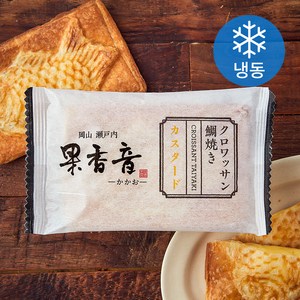 크로와상 다이야끼 카스타드향 붕어빵 (냉동), 80g, 1개, 1개입