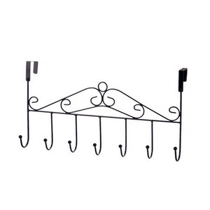 오브메종 문 도어 행거 7구, 1개, 블랙