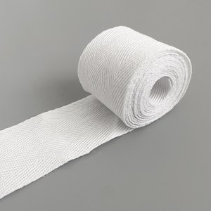 순면 웨빙끈 40mm x 900cm, 화이트, 10개