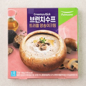 풀무원 브런치수프 트러플양송이크림 (냉장), 180g, 1개