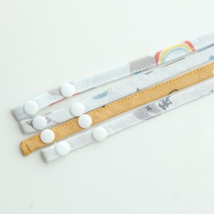 꿈꾸는두부 동물패턴 마스크 스트랩 목걸이 4종 세트