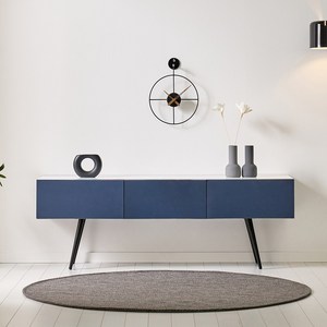 가구정석 내츄럴 거실 수납장 방문설치