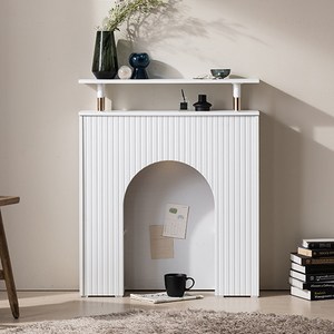 잉글랜더 멜론 템바보드 벽난로 콘솔 수납 장식장 800 방문설치