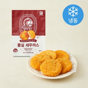 펀쿡 통살 새우까스 (냉동), 600g, 1개