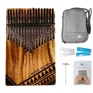 미론 통원목 코아 17음계 칼림바 + 폼케이스 세트 MK17KZ, 단품, 1개