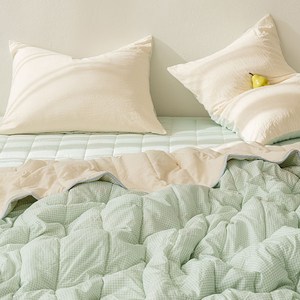 베이킹 세미 워싱 리버시블 차렵이불 패드 세트