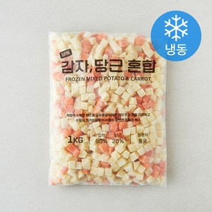 감자 + 당근 혼합 세트 (냉동), 1kg, 1세트