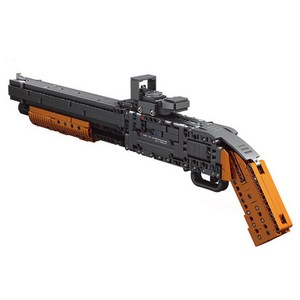 프랜드 윈체스터 M1897 샷건 레고호환 블록건, 혼합색상, 1개
