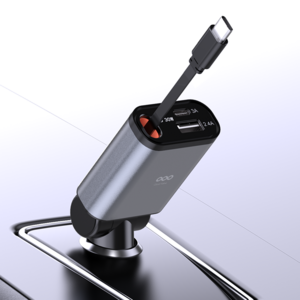 굿밸류 차량용 3in1 릴타입 멀티 고속 충전기