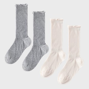 티에스에이치 여성용 시스루 양말 2종 세트