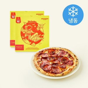 우주인피자 미니 페퍼로니 피자 (냉동), 214g, 1개입, 2개