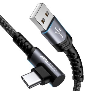 코드웨이 USB A to C타입 고속 충전 케이블, 0.5m, 1개