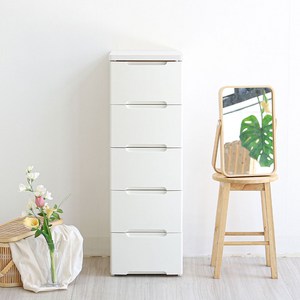 아이리스 부드러운 금속레일 우드상판 서랍장 HG