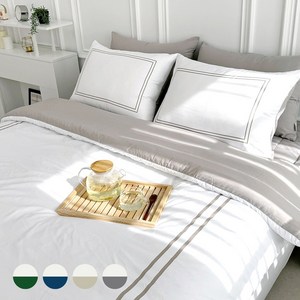 루시드슬립 국내산 갤러리 호텔식 옥수수솜 무봉제 차렵이불 세트