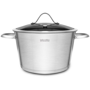 벨라쿠진 인덕션 스테인리스 304 대용량 곰솥 8L, 28cm, 1개