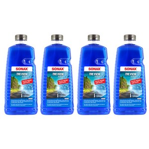 소낙스 자동차용 워셔액 더 뷰, 2L, 4개