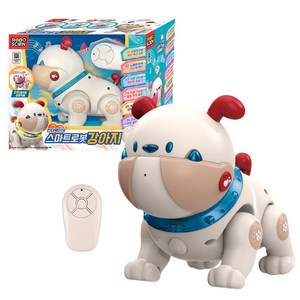 원앤원 로보사이언 무선조종 스마트 로봇강아지 불독, 베이지, 1개