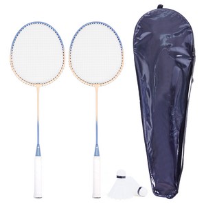 라라애플 배드민턴 라켓 2p + 셔틀콕 2p + 가방 세트