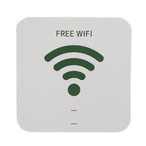 부착형 와이파이 안내 표지판 세트 그린, FREE WIFI, 1세트