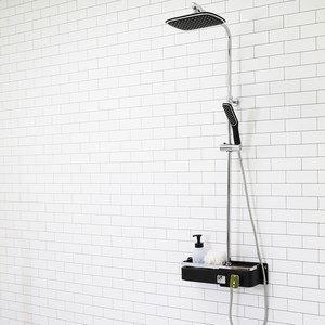 두진 루나 선반형 해바라기 샤워기 블랙 DJ-5200 방문설치