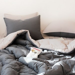 루시드슬립 국내산 부드러운 디어마이 리버서블 워싱 베개커버